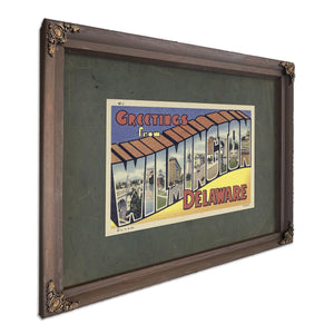 Delaware Wilmington — Bourbon Framed Canvas Print | Bella Frye