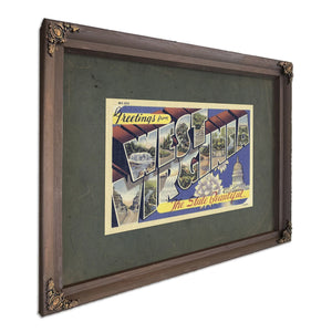 West Virginia — Bourbon Framed Canvas Print | Bella Frye