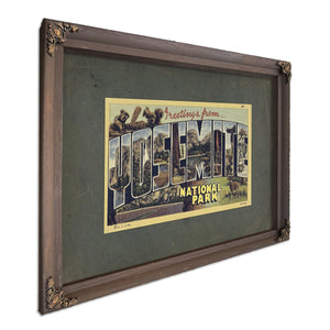 California Yosemite — Bourbon Framed Canvas Print | Bella Frye