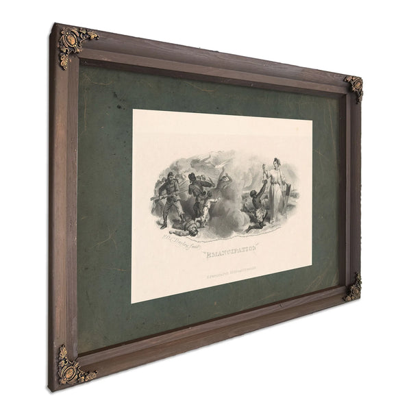 Emancipation 1867 — Bourbon Framed Canvas Print | Bella Frye