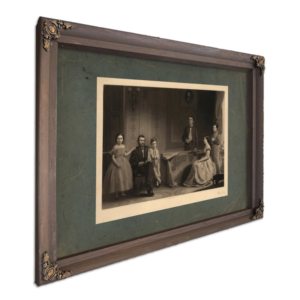 Grant and His Family 1867 — Bourbon Framed Canvas Print | Bella Frye