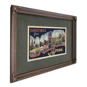 Minnesota Rochester — Bourbon Framed Canvas Print | Bella Frye