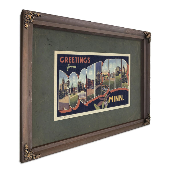 Minnesota Rochester — Bourbon Framed Canvas Print | Bella Frye
