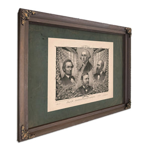 Americas Greatest Patriots 189 — Bourbon Framed Canvas Print | Bella Frye