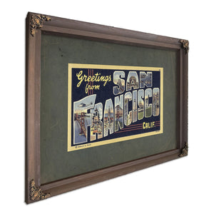 California San Francisco — Bourbon Framed Canvas Print | Bella Frye
