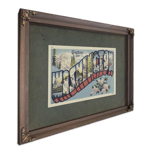 Washington — Bourbon Framed Canvas Print | Bella Frye