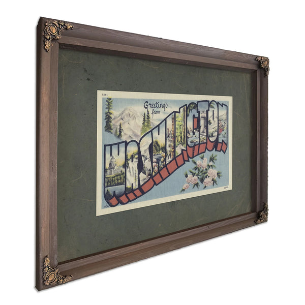 Washington — Bourbon Framed Canvas Print | Bella Frye