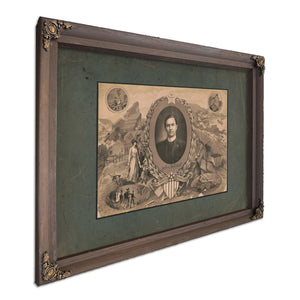 John Mitchell the Miners Champion 193 — Bourbon Framed Canvas Print | Bella Frye