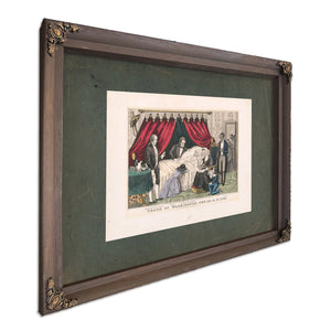 Death of Washington Dec 14 Ad 1799 1846 — Bourbon Framed Canvas Print | Bella Frye
