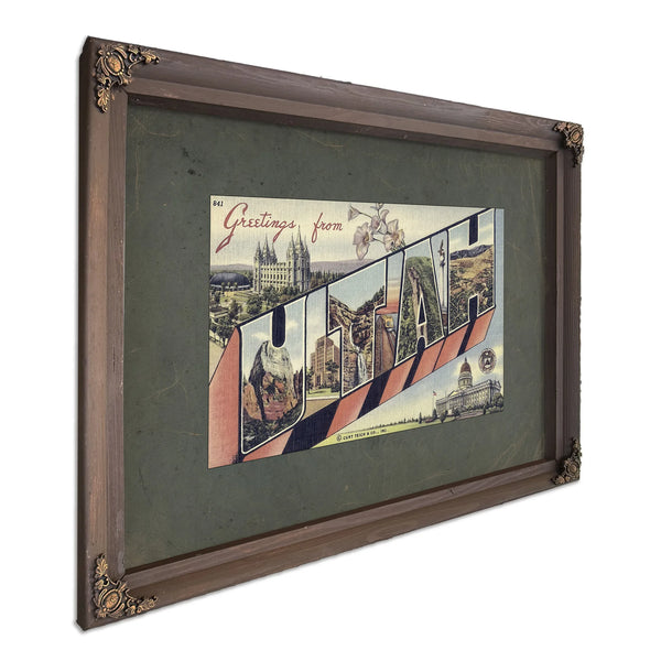 Utah — Bourbon Framed Canvas Print | Bella Frye