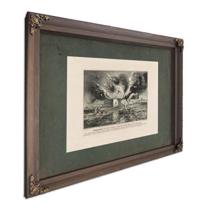 Bombardment of Fort Pulaski Cockspur Island Geo 1th 11th of April 1862 186 — Bourbon Framed Canvas Print | Bella Frye