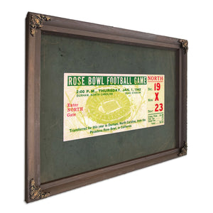 Rose Bowl Ticket 634918929 66fd9c — Bourbon Framed Canvas Print | Bella Frye