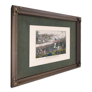 Battle of Buena Vista 19th Century — Bourbon Framed Canvas Print | Bella Frye