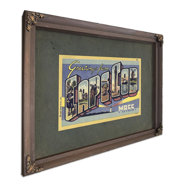 Massachusetts Cape Cod — Bourbon Framed Canvas Print | Bella Frye