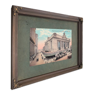The Iron Cathedral Grand Central Terminal in the Age of Steam — Bourbon Framed Canvas Print | Bella Frye