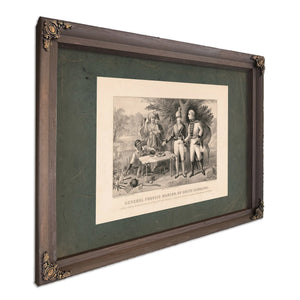 General Francis Marion of South Carolina 1876 — Bourbon Framed Canvas Print | Bella Frye