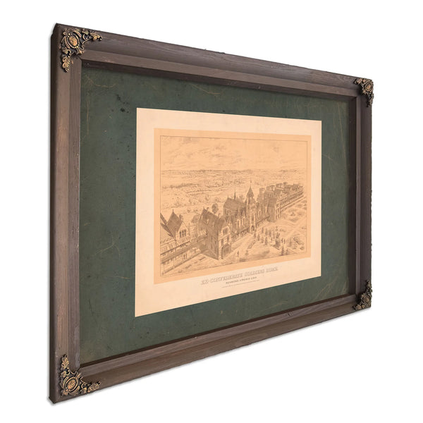 Ex Confederate Soldiers Home 1884 — Bourbon Framed Canvas Print | Bella Frye