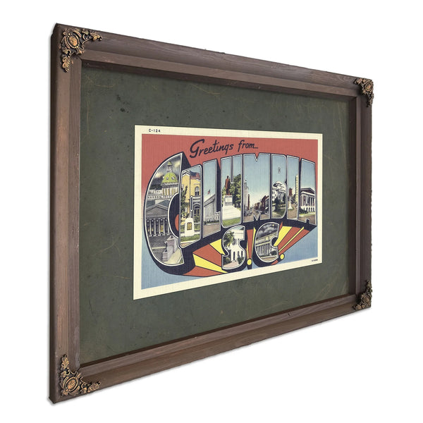 South Carolina Columbia — Bourbon Framed Canvas Print | Bella Frye