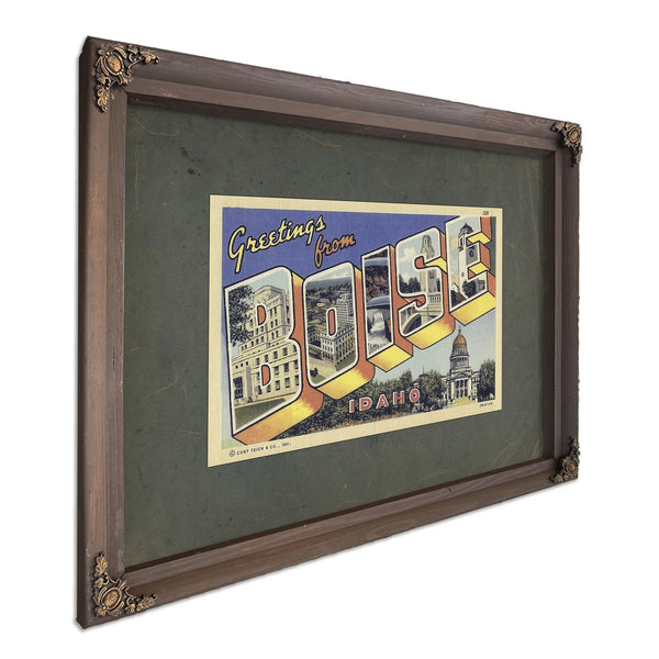 Idaho Boise — Bourbon Framed Canvas Print | Bella Frye