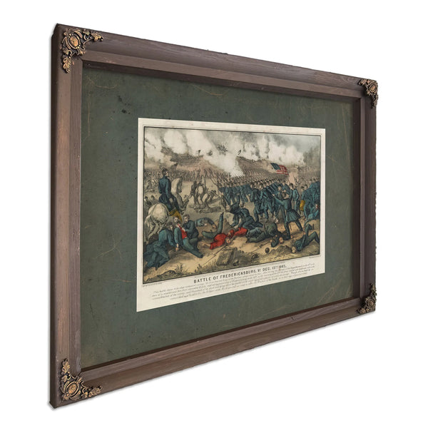 Battle of Fredericksburg Va Dec 13th 1862 1862 — Bourbon Framed Canvas Print | Bella Frye