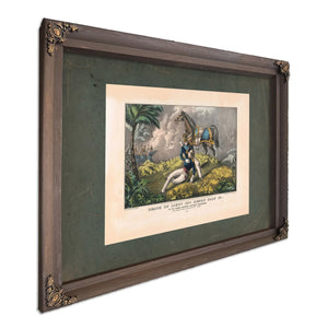 Death of Lieut Col Henry Clay Jr of the Second Regiment Kentucky Volunteers — Bourbon Framed Canvas Print | Bella Frye