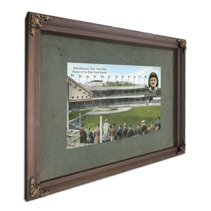 The Cathedral of American Pastime Polo Grounds Relic Print — Bourbon Framed Canvas Print | Bella Frye