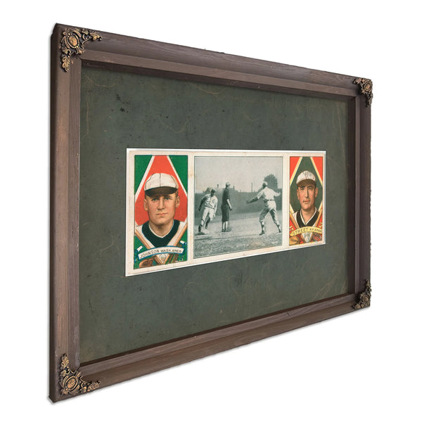 Walter Johnsonchas E Street Washington Nationals New York Highlanders Baseball — Bourbon Framed Canvas Print | Bella Frye