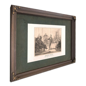 Abraham Lincoln Defending Young Armstrong 1865