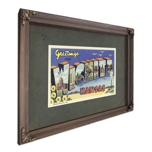 Kansas Wichita — Bourbon Framed Canvas Print | Bella Frye