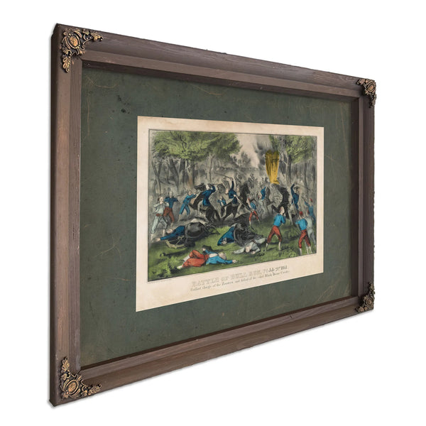 Battle of Bull Run Va July 21st 1861 1861 — Bourbon Framed Canvas Print | Bella Frye