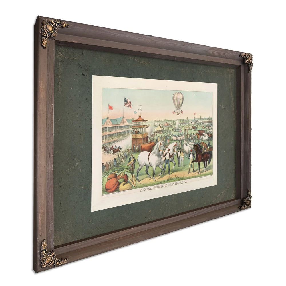 Great Fair on a Grand Scale 1894 — Stretched Canvas Print | Bella Frye