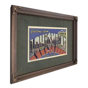 Kentucky Louisville — Bourbon Framed Canvas Print | Bella Frye
