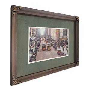 23rd Street — Bourbon Framed Canvas Print | Bella Frye