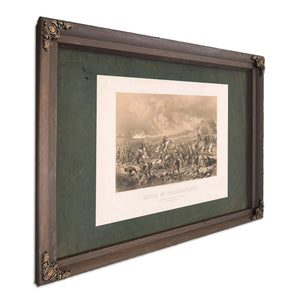 Battle of Williamsburgh 1862 — Bourbon Framed Canvas Print | Bella Frye