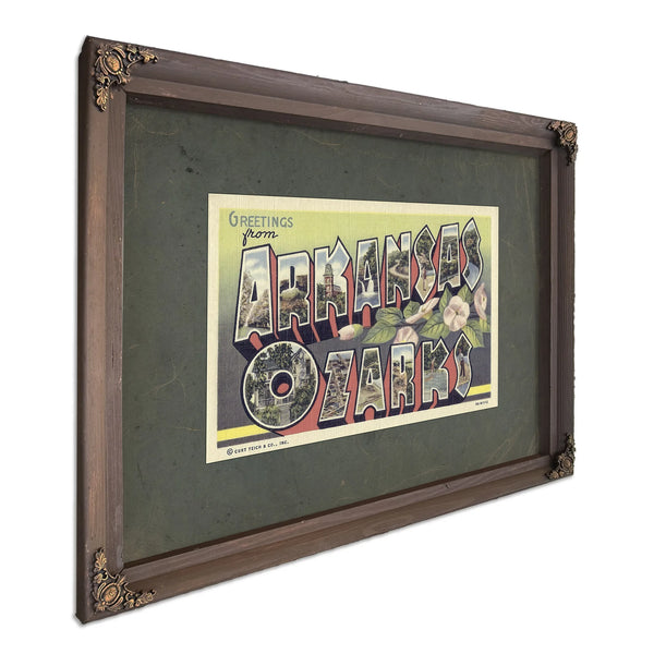 Arkansas Ozarks — Bourbon Framed Canvas Print | Bella Frye