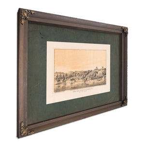 Belle Isle Opposite Richmond Va 1866 — Bourbon Framed Canvas Print | Bella Frye