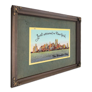 Just Arrived — Bourbon Framed Canvas Print | Bella Frye