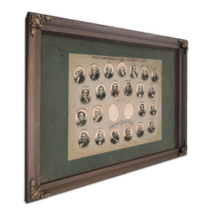 1789 1897 Guardians of Our Prosperity 1896 — Bourbon Framed Canvas Print | Bella Frye