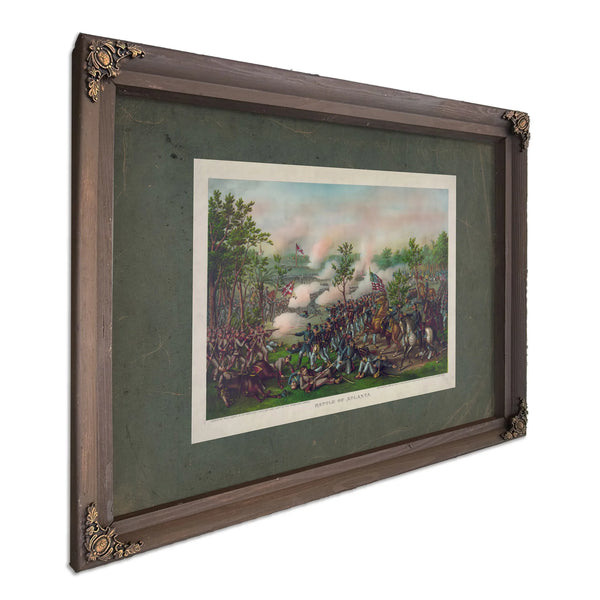Battle of Atlantadeath of General James B Mcphersonjuly 22d 1864army of the — Bourbon Framed Canvas Print | Bella Frye