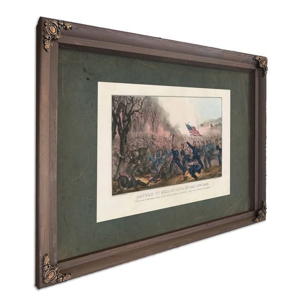 Battle of Mill Spring Ky Jan 19th 1862 1862 — Bourbon Framed Canvas Print | Bella Frye