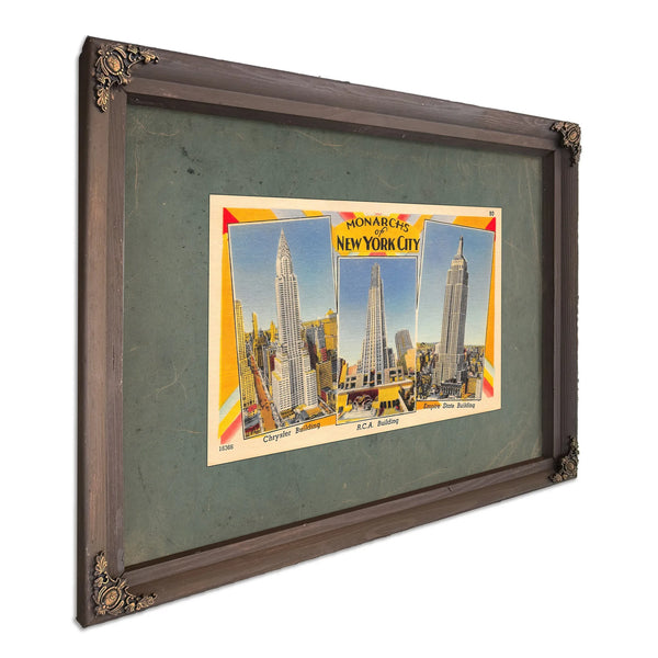 Steel Giants of the Machine Age — Bourbon Framed Canvas Print | Bella Frye