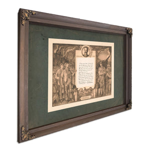 5 Men 1916 — Bourbon Framed Canvas Print | Bella Frye