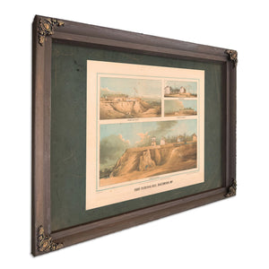 Fort Federal Hill Baltimore Md 1862 — Bourbon Framed Canvas Print | Bella Frye