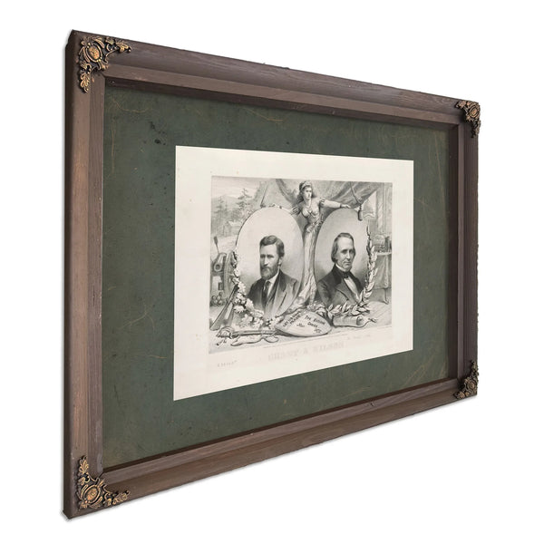 Grant Wilson 1872 — Bourbon Framed Canvas Print | Bella Frye
