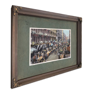 The Ghetto — Bourbon Framed Canvas Print | Bella Frye