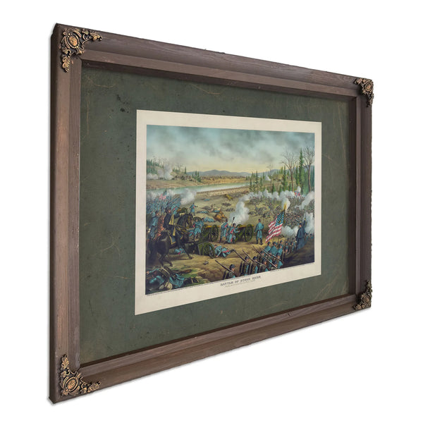 Battle of Stone River Near Murfreesborough Tenndec 31 62 Jan 2 3 1863union G — Bourbon Framed Canvas Print | Bella Frye