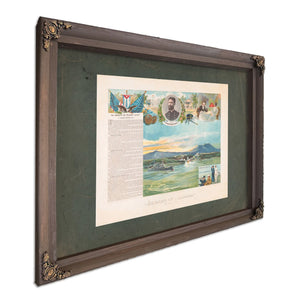 Hobson of Alabama 1899 — Bourbon Framed Canvas Print | Bella Frye