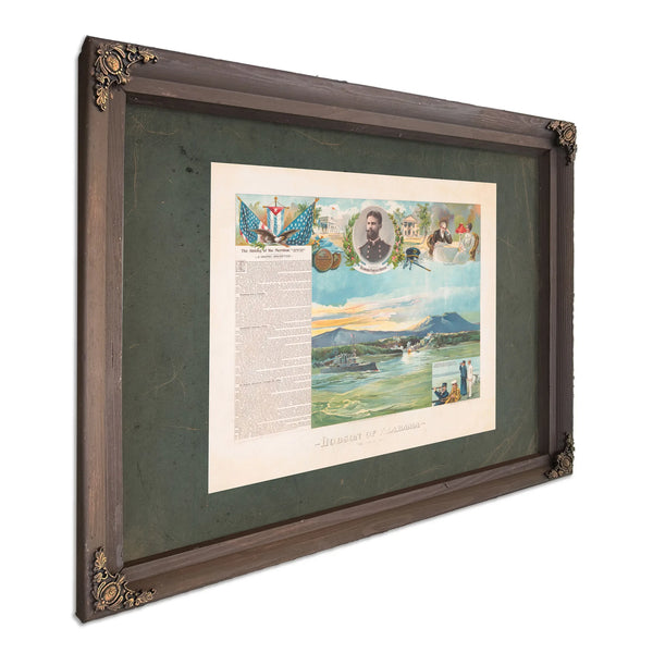 Hobson of Alabama 1899 — Bourbon Framed Canvas Print | Bella Frye