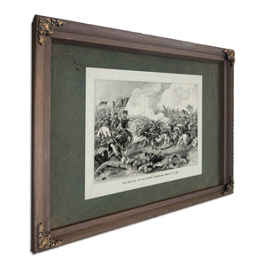 Battle of Pea Ridge Arkansas March 8th 1862 1862 — Bourbon Framed Canvas Print | Bella Frye