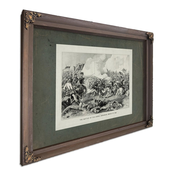 Battle of Pea Ridge Arkansas March 8th 1862 1862 — Bourbon Framed Canvas Print | Bella Frye